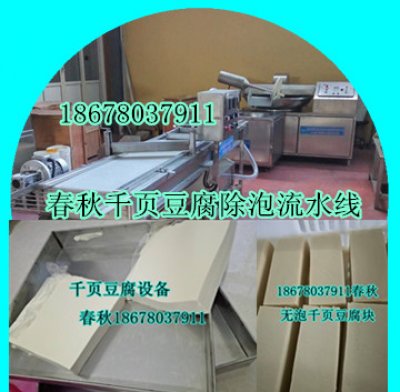 千頁豆腐流水線設備春秋免費技術上（shàng）門服務（wù）